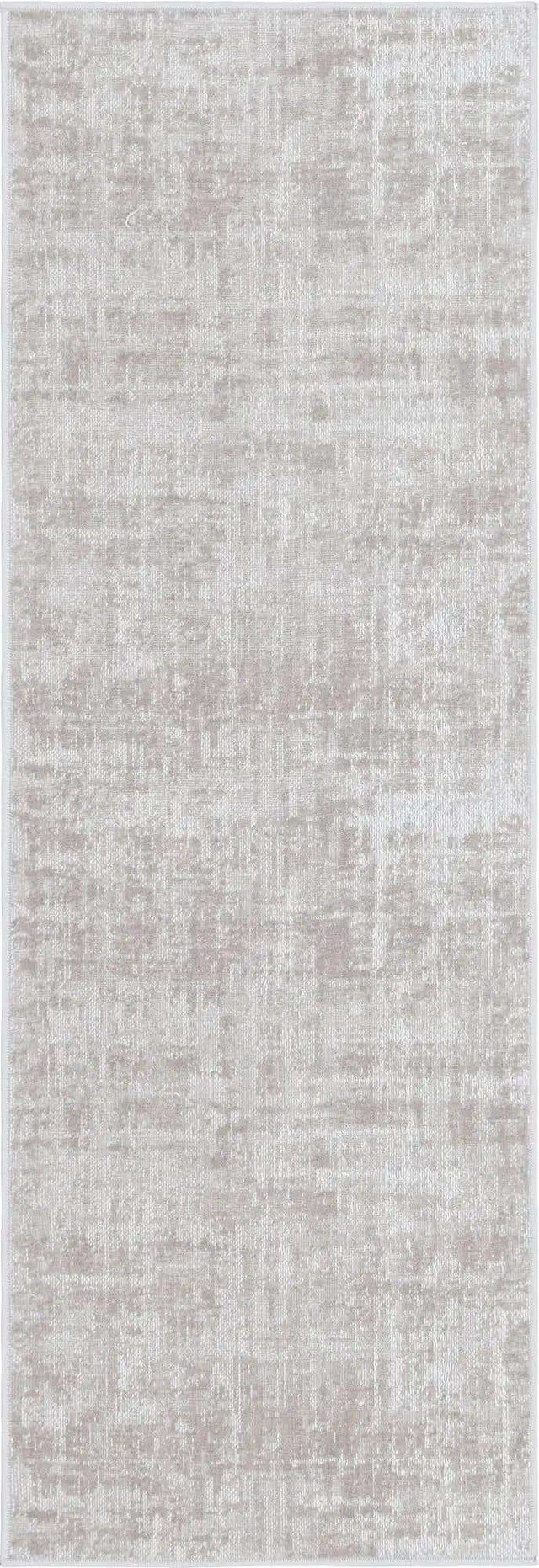 Ivory 2' x 6' 1 Valencia Runner Area Rug Modern Abstract Durable Carpet for Living Room, Dining, Office, Bedrooms, Dorm Rooms for Sale at Rug Engine