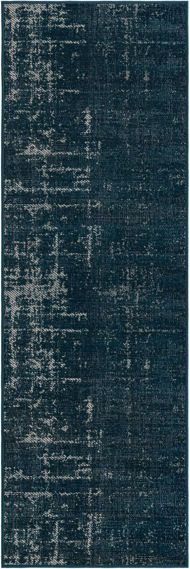 Blue 2' x 6' 1 Valencia Runner Area Rug Modern Abstract Durable Carpet for Living Room, Dining, Office, Bedrooms, Dorm Rooms for Sale at Rug Engine