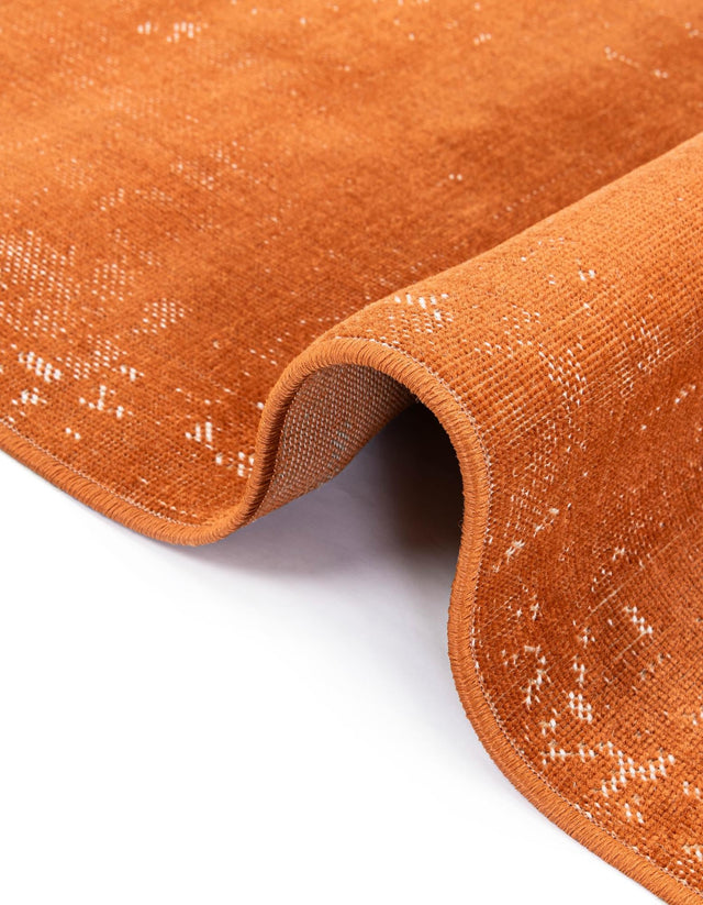 Orange 9' x 12' Valencia Rectangle Area Rug Modern Abstract Durable Carpet for Living Room, Dining, Office, Bedrooms, Dorm Rooms for Sale at Rug Engine