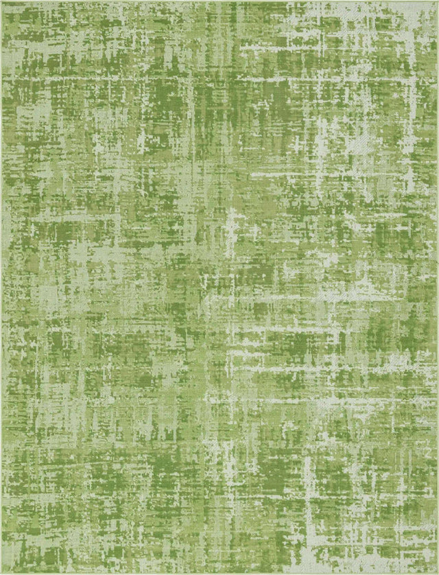 Green 9' x 12' Valencia Rectangle Area Rug Modern Abstract Durable Carpet for Living Room, Dining, Office, Bedrooms, Dorm Rooms for Sale at Rug Engine
