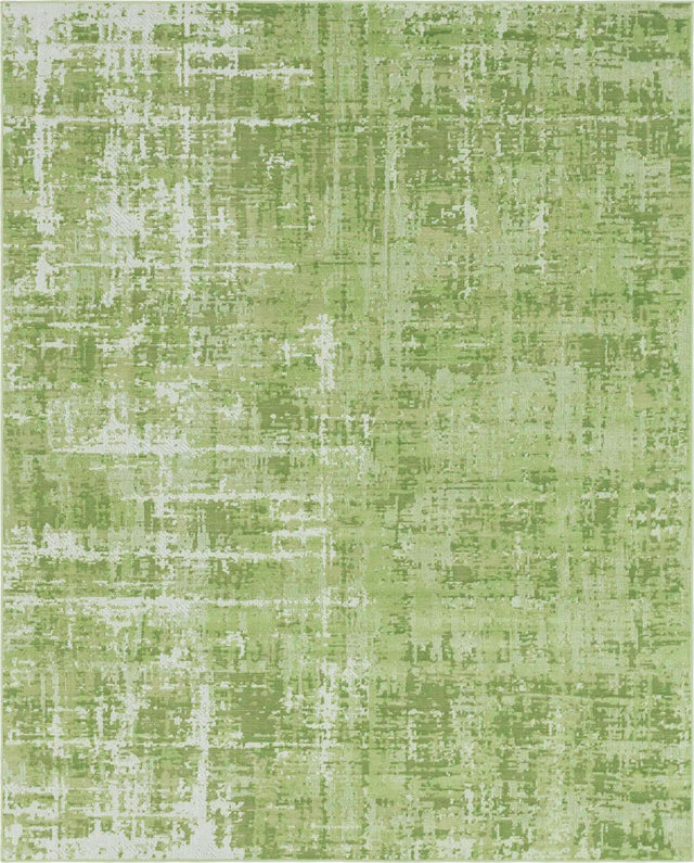 Green 7' 10 x 10' Valencia Rectangle Area Rug Modern Abstract Durable Carpet for Living Room, Dining, Office, Bedrooms, Dorm Rooms for Sale at Rug Engine