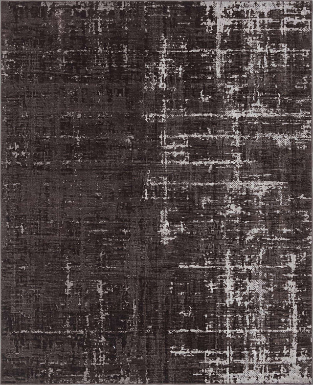Charcoal 7' 10 x 10' Valencia Rectangle Area Rug Modern Abstract Durable Carpet for Living Room, Dining, Office, Bedrooms, Dorm Rooms for Sale at Rug Engine