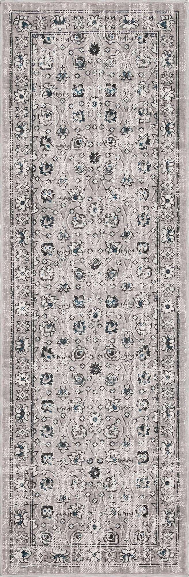 Gray 2' x 6' 1 Aarhus Runner Area Rug 100% Polypropylene With Jute Foundation Living Room Bedroom Carpet for Sale at Rug Engine
