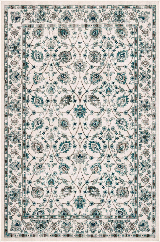 Ivory 5' 3 x 8' Aarhus Rectangle Area Rug 100% Polypropylene With Jute Foundation Living Room Bedroom Carpet for Sale at Rug Engine