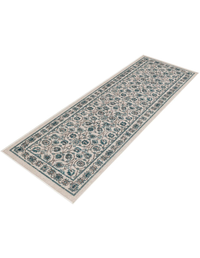 Ivory 2' x 6' 1 Aarhus Runner Area Rug 100% Polypropylene With Jute Foundation Living Room Bedroom Carpet for Sale at Rug Engine