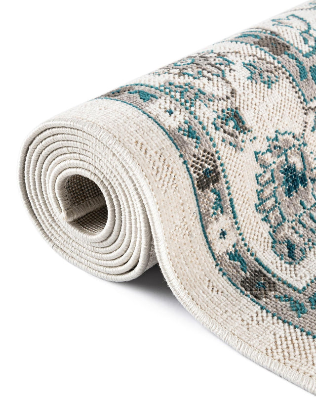 Ivory 2' x 6' 1 Aarhus Runner Area Rug 100% Polypropylene With Jute Foundation Living Room Bedroom Carpet for Sale at Rug Engine