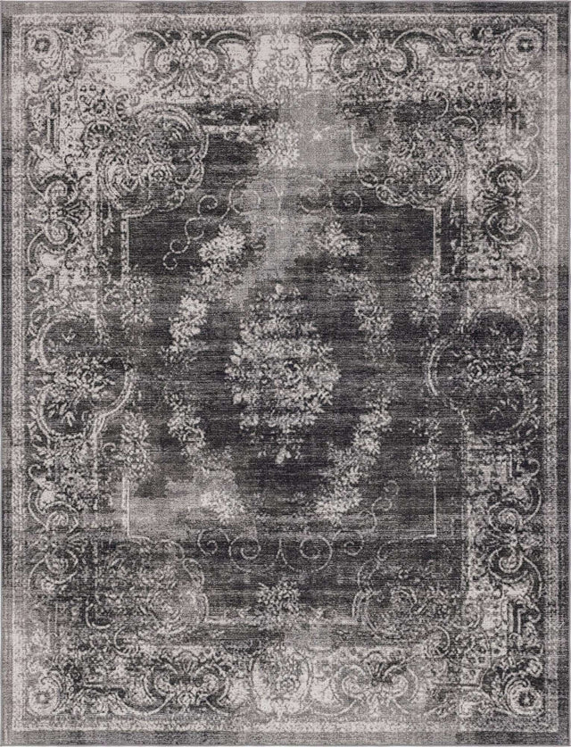 Charcoal 9' 10 x 13' 3 Aarhus Rectangle Area Rug 100% Polypropylene With Jute Foundation Living Room Bedroom Carpet for Sale at Rug Engine