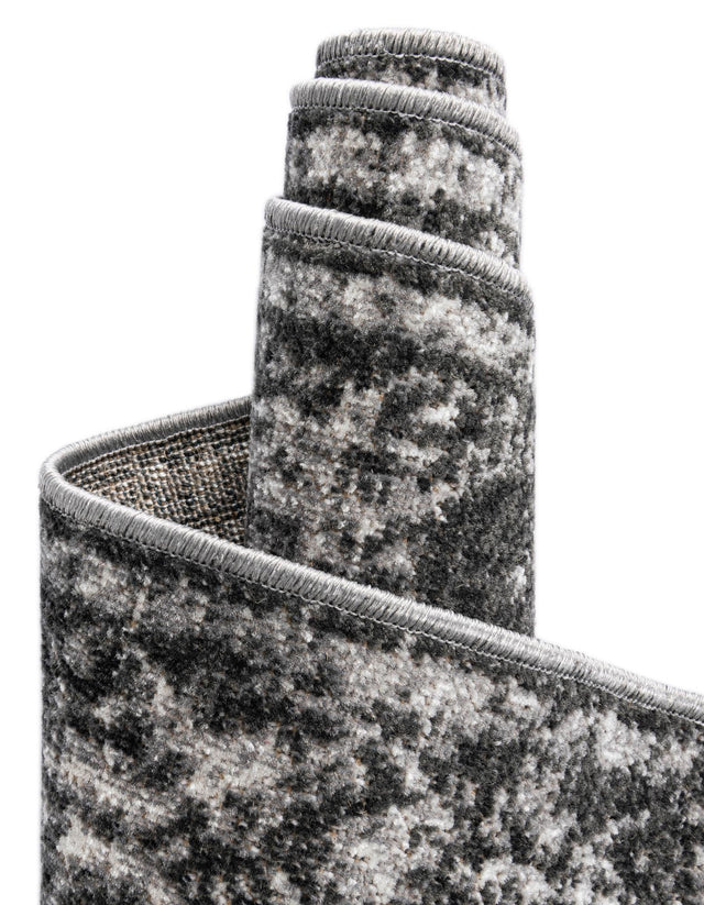 Charcoal 6' 1 x 6' 1 Aarhus Round Area Rug 100% Polypropylene With Jute Foundation Living Room Bedroom Carpet for Sale at Rug Engine