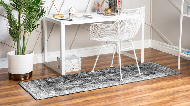 Charcoal 2' x 4' 1 Aarhus Runner Area Rug 100% Polypropylene With Jute Foundation Living Room Bedroom Carpet for Sale at Rug Engine