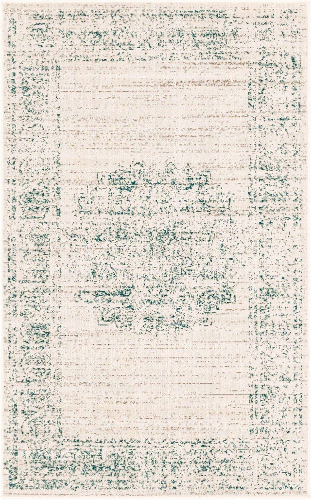 Cream 3' 3 x 5' 3 Aarhus Rectangle Area Rug 100% Polypropylene With Jute Foundation Living Room Bedroom Carpet for Sale at Rug Engine