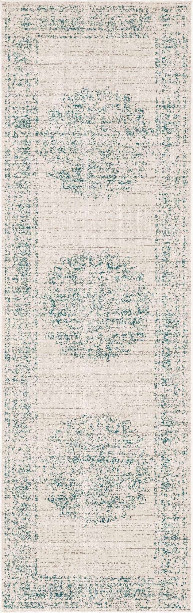 Cream 2' 7 x 10' Aarhus Runner Area Rug 100% Polypropylene With Jute Foundation Living Room Bedroom Carpet for Sale at Rug Engine