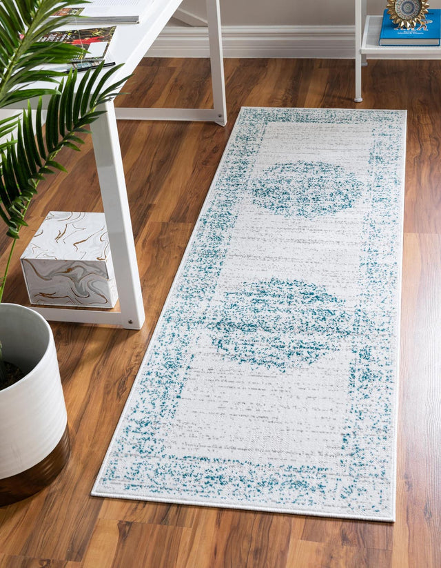 Cream 2' 7 x 10' Aarhus Runner Area Rug 100% Polypropylene With Jute Foundation Living Room Bedroom Carpet for Sale at Rug Engine