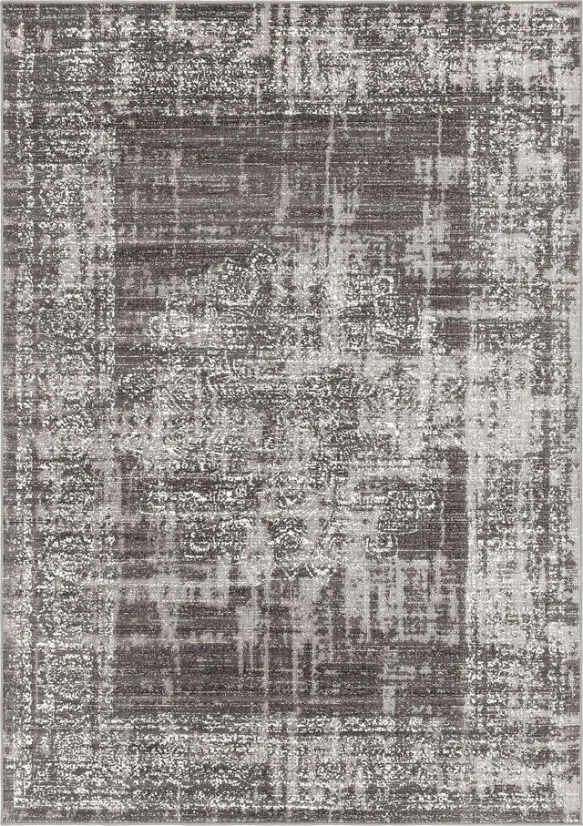 Dark Gray 7' 1 x 10' Aarhus Rectangle Area Rug 100% Polypropylene With Jute Foundation Living Room Bedroom Carpet for Sale at Rug Engine