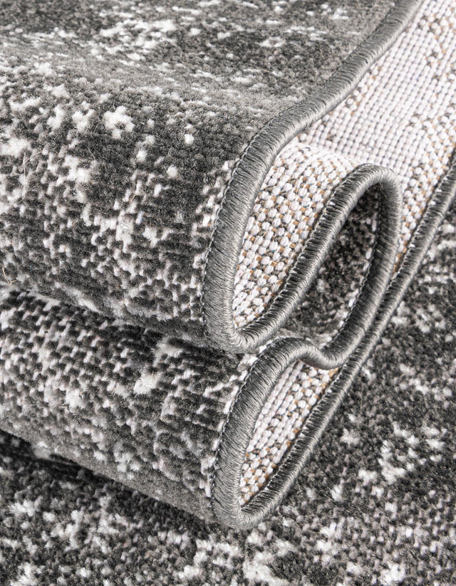 Dark Gray 7' 10 x 10' Aarhus Rectangle Area Rug 100% Polypropylene With Jute Foundation Living Room Bedroom Carpet for Sale at Rug Engine