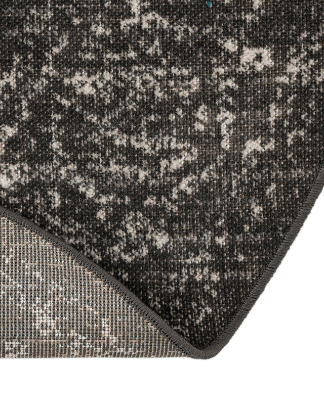 Dark Gray 7' 10 x 7' 10 Aarhus Round Area Rug 100% Polypropylene With Jute Foundation Living Room Bedroom Carpet for Sale at Rug Engine