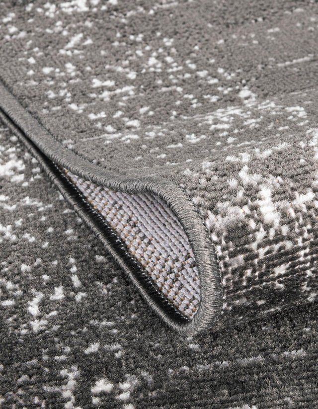Dark Gray 2' x 6' 1 Aarhus Runner Area Rug 100% Polypropylene With Jute Foundation Living Room Bedroom Carpet for Sale at Rug Engine