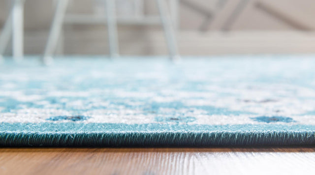 Blue 8' x 10' Aarhus Rectangle Area Rug 100% Polypropylene With Jute Foundation Living Room Bedroom Carpet for Sale at Rug Engine