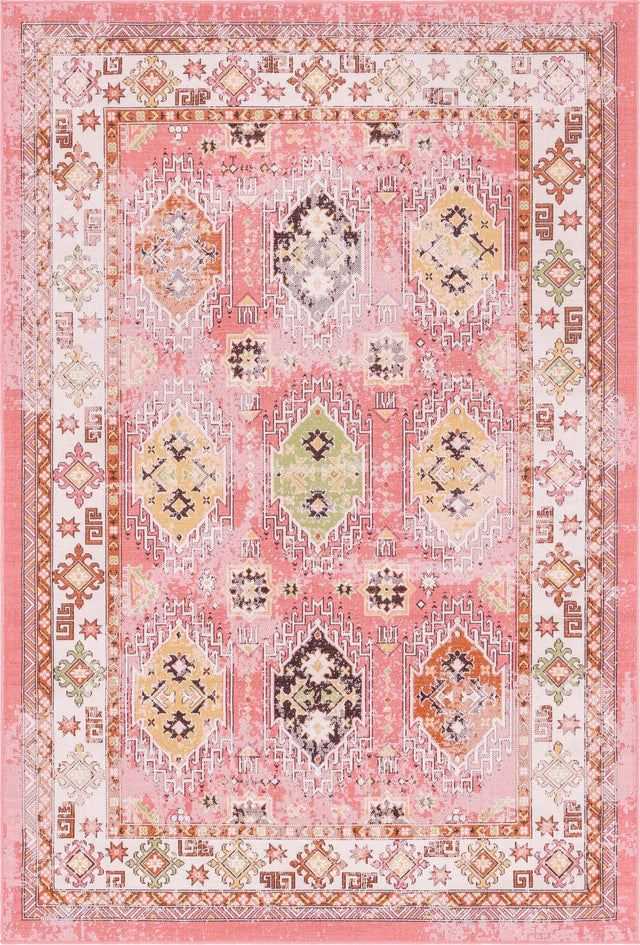 Rose 6' 1 x 9' Aarhus Rectangle Area Rug 100% Polypropylene With Jute Foundation Living Room Bedroom Carpet for Sale at Rug Engine