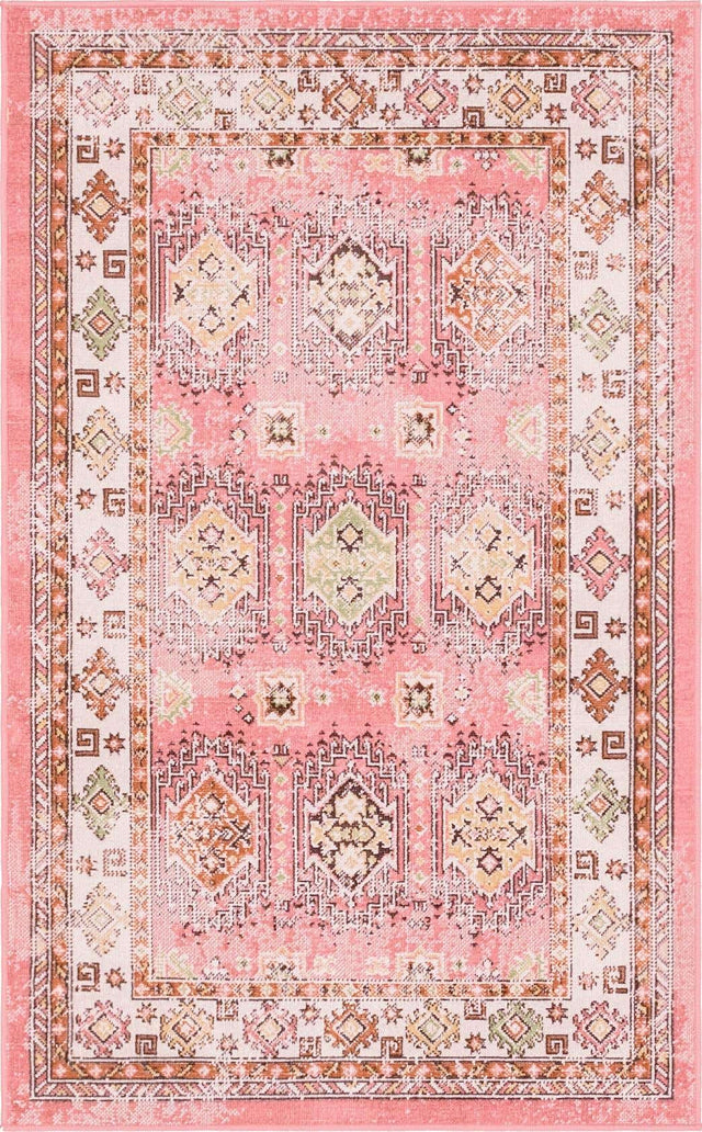 Rose 3' 3 x 5' 3 Aarhus Rectangle Area Rug 100% Polypropylene With Jute Foundation Living Room Bedroom Carpet for Sale at Rug Engine
