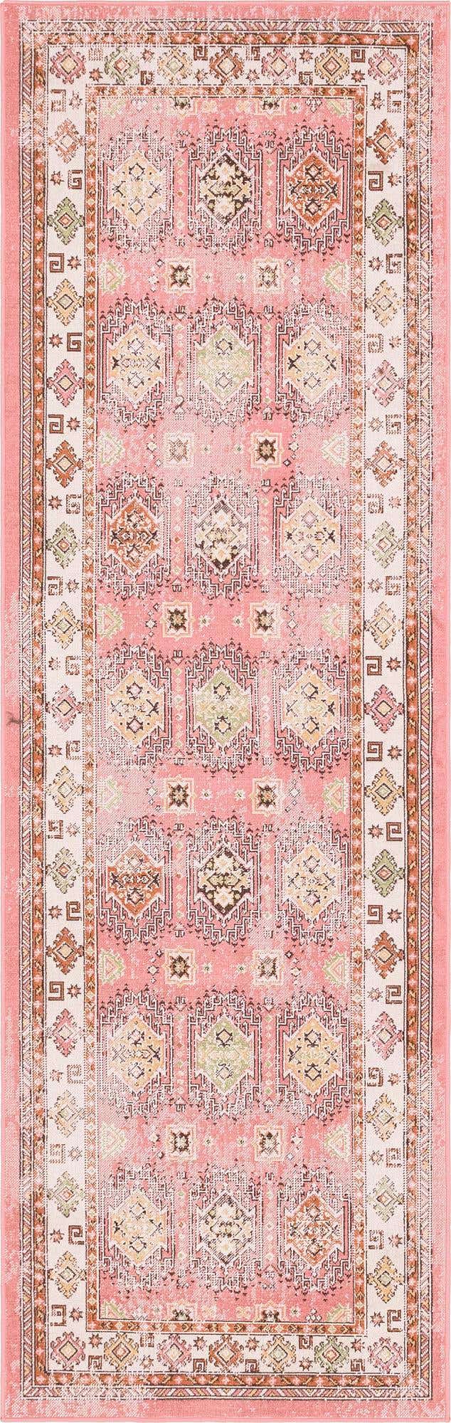 Rose 2' 7 x 10' Aarhus Runner Area Rug 100% Polypropylene With Jute Foundation Living Room Bedroom Carpet for Sale at Rug Engine