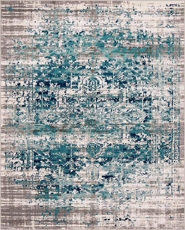 Blue 7' 10 x 10' Aarhus Rectangle Area Rug 100% Polypropylene With Jute Foundation Living Room Bedroom Carpet for Sale at Rug Engine