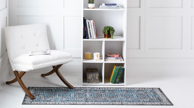 Gray 2' x 6' Aarhus Runner Area Rug 100% Polypropylene With Jute Foundation Living Room Bedroom Carpet for Sale at Rug Engine