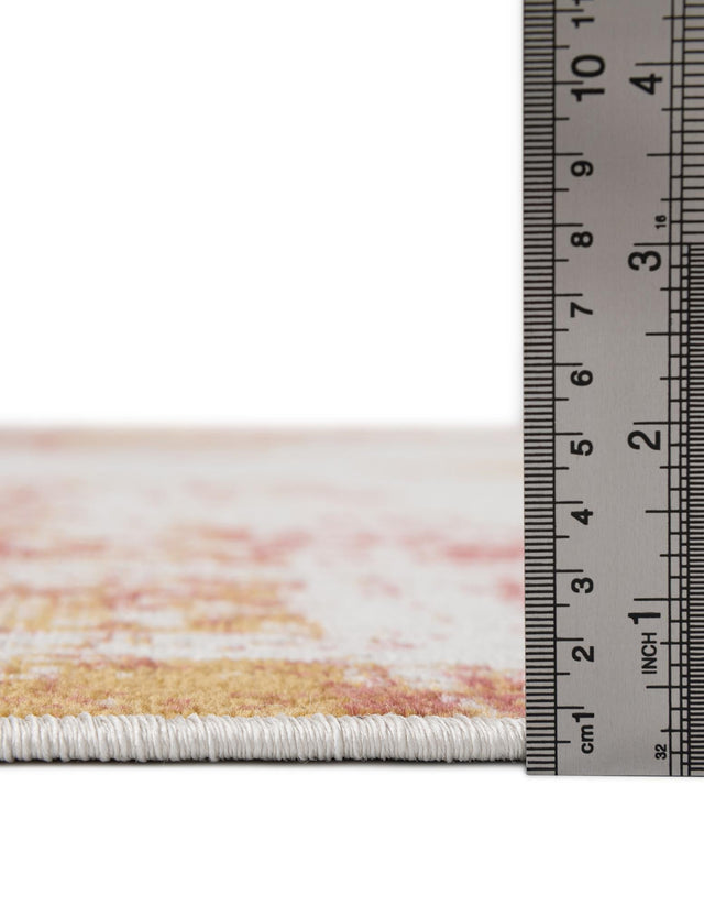 Ivory 5' 3 x 8' Lucerne Rectangle Area Rug 100% Polypropylene Traditional Classic Easy Clean Carpet for Kitchens, Living Rooms, Bedroom, Office for Sale at Rug Engine