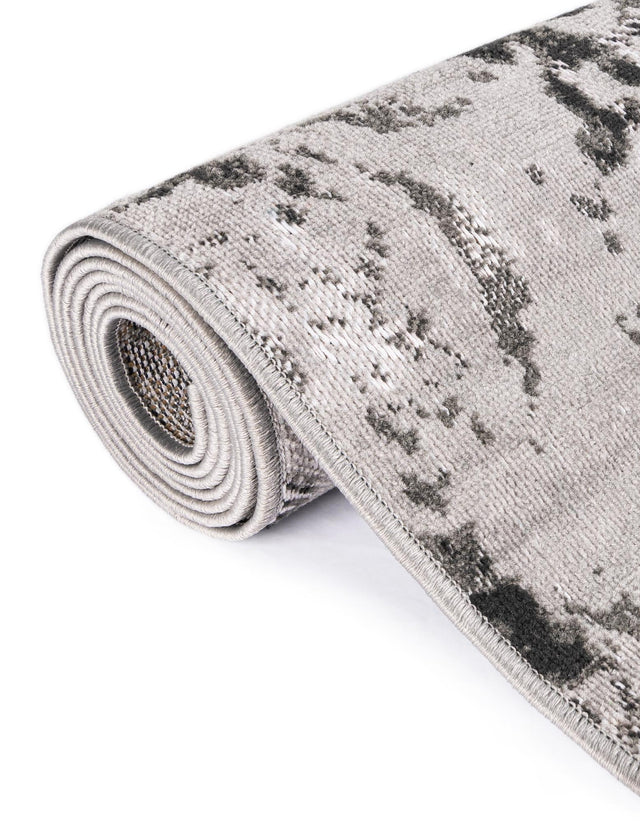 Gray 2' x 6' 1 Lucerne Runner Area Rug 100% Polypropylene Traditional Classic Easy Clean Carpet for Kitchens, Living Rooms, Bedroom, Office for Sale at Rug Engine