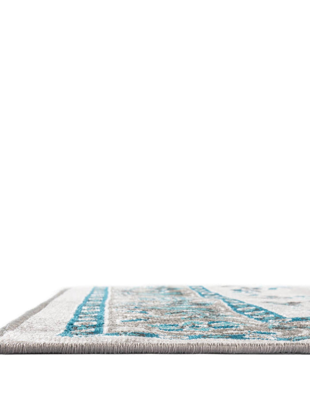 Gray 5' 3 x 8' Lucerne Rectangle Area Rug 100% Polypropylene Traditional Classic Easy Clean Carpet for Kitchens, Living Rooms, Bedroom, Office for Sale at Rug Engine