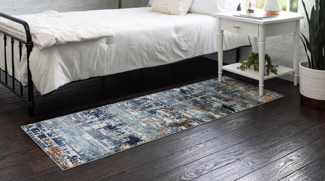 Dark Gray 2' 7 x 9' 10 Malibu Runner Area Rug 70% Polypropylene & 30% Polyester Colorful Modern Carpet for Living, Dining, Office, Bedrooms for Sale at Rug Engine