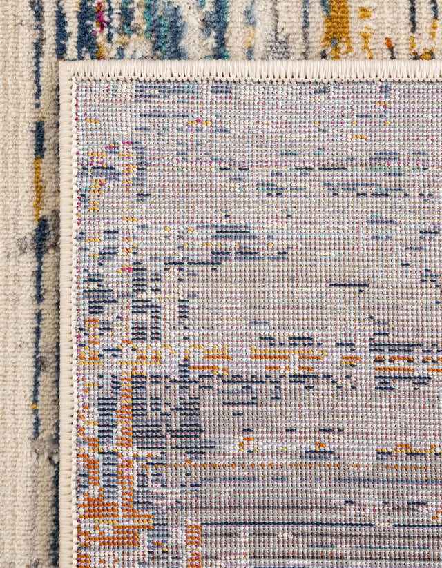Multicolor 2' 7 x 9' 10 Malibu Runner Area Rug 70% Polypropylene & 30% Polyester Colorful Modern Carpet for Living, Dining, Office, Bedrooms for Sale at Rug Engine
