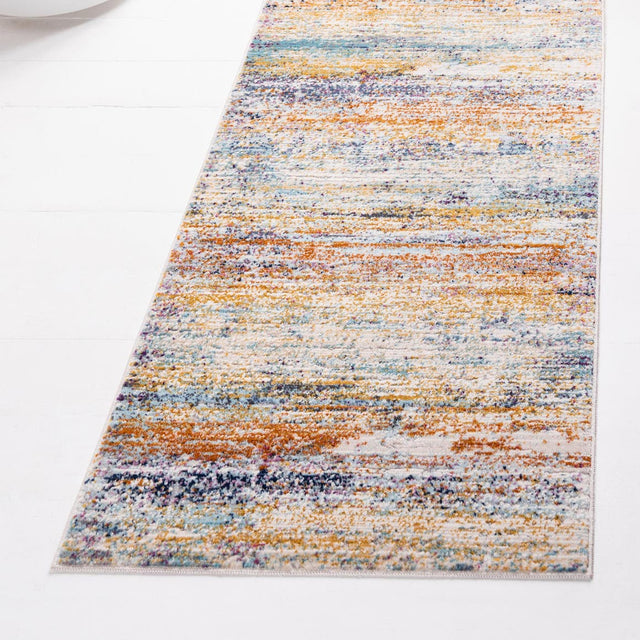 Multicolor 2' x 5' 11 Malibu Runner Area Rug 70% Polypropylene & 30% Polyester Colorful Modern Carpet for Living, Dining, Office, Bedrooms for Sale at Rug Engine