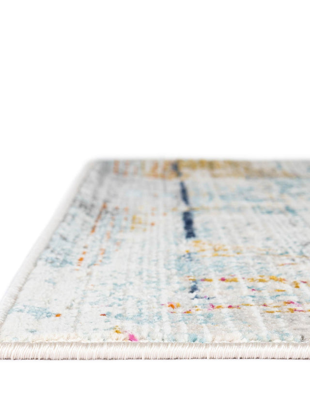Multicolor 9' x 12' Malibu Rectangle Area Rug 70% Polypropylene & 30% Polyester Colorful Modern Carpet for Living, Dining, Office, Bedrooms for Sale at Rug Engine