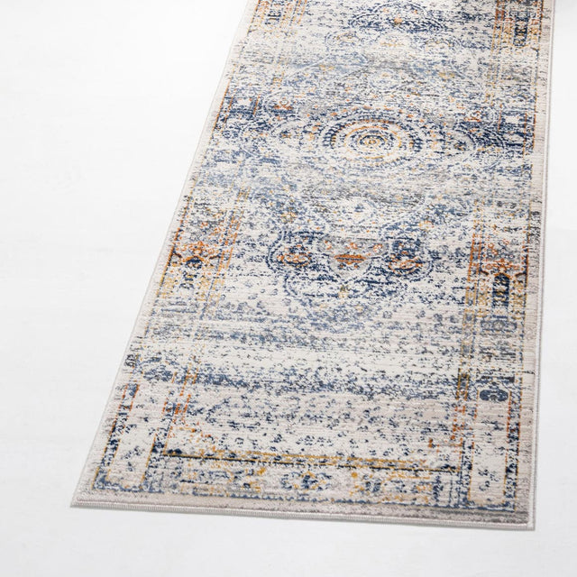 Gray 2' 7 x 9' 10 Budapest Runner Area Rug 70% Polypropylene & 30% Polyester With Cotton Backing Traditional Classical Room Carpet for Sale at Rug Engine