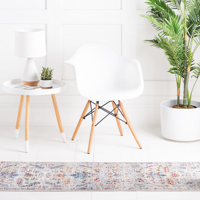 Ivory 2' x 5' 11 Budapest Runner Area Rug 70% Polypropylene & 30% Polyester With Cotton Backing Traditional Classical Room Carpet for Sale at Rug Engine