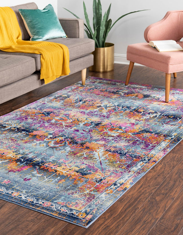 Red 5' 1 x 7' 10 Budapest Rectangle Area Rug 70% Polypropylene & 30% Polyester With Cotton Backing Traditional Classical Room Carpet for Sale at Rug Engine