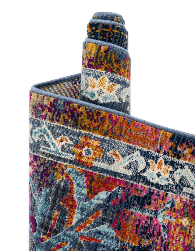 Red 3' 7 x 3' 7 Budapest Round Area Rug 70% Polypropylene & 30% Polyester With Cotton Backing Traditional Classical Room Carpet for Sale at Rug Engine