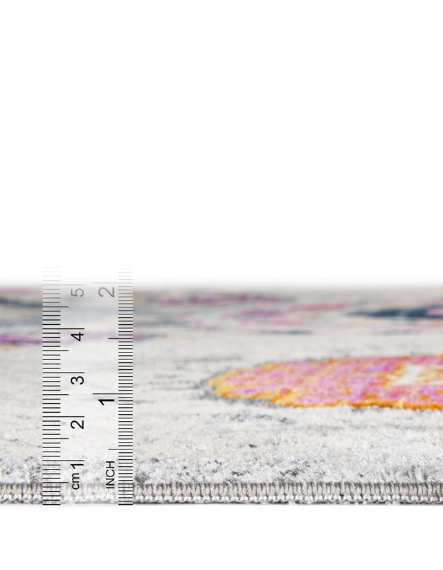 Multicolor 3' 7 x 3' 7 Budapest Round Area Rug 70% Polypropylene & 30% Polyester With Cotton Backing Traditional Classical Room Carpet for Sale at Rug Engine