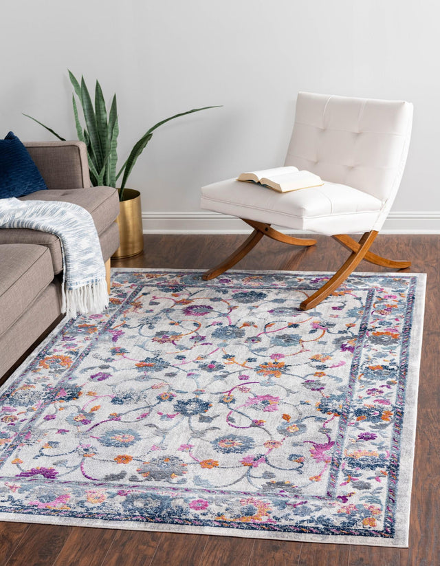 Ivory 3' 7 x 5' 3 Budapest Rectangle Area Rug 70% Polypropylene & 30% Polyester With Cotton Backing Traditional Classical Room Carpet for Sale at Rug Engine