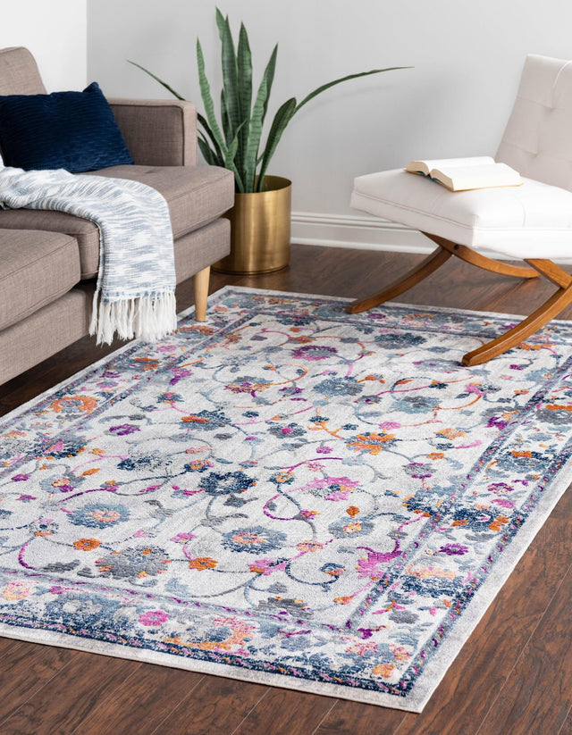 Ivory 9' x 12' Budapest Rectangle Area Rug 70% Polypropylene & 30% Polyester With Cotton Backing Traditional Classical Room Carpet for Sale at Rug Engine