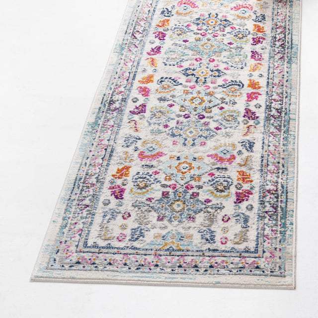 Multicolor 2' x 5' 11 Budapest Runner Area Rug 70% Polypropylene & 30% Polyester With Cotton Backing Traditional Classical Room Carpet for Sale at Rug Engine
