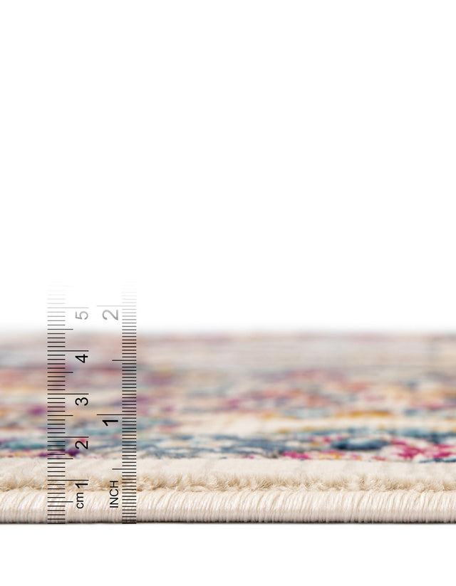 Ivory 9' x 12' Budapest Rectangle Area Rug 70% Polypropylene & 30% Polyester With Cotton Backing Traditional Classical Room Carpet for Sale at Rug Engine