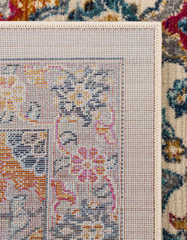Ivory 7' 1 x 10' Budapest Rectangle Area Rug 70% Polypropylene & 30% Polyester With Cotton Backing Traditional Classical Room Carpet for Sale at Rug Engine