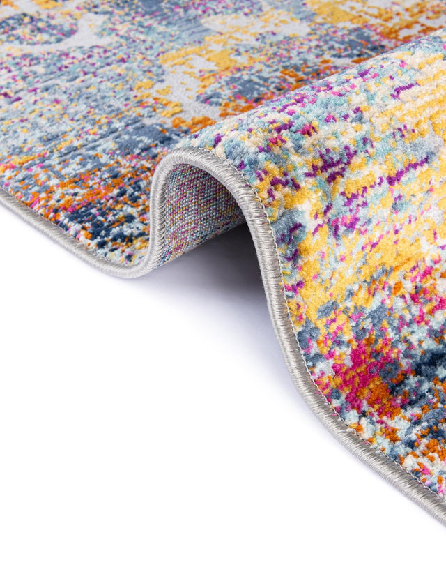 Multicolor 3' 7 x 3' 7 Budapest Round Area Rug 70% Polypropylene & 30% Polyester With Cotton Backing Traditional Classical Room Carpet for Sale at Rug Engine