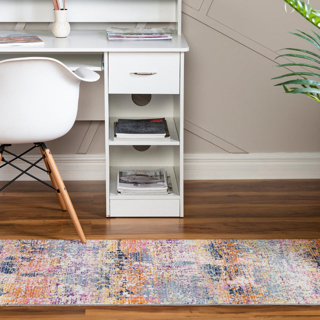 Multicolor 2' x 5' 11 Budapest Runner Area Rug 70% Polypropylene & 30% Polyester With Cotton Backing Traditional Classical Room Carpet for Sale at Rug Engine