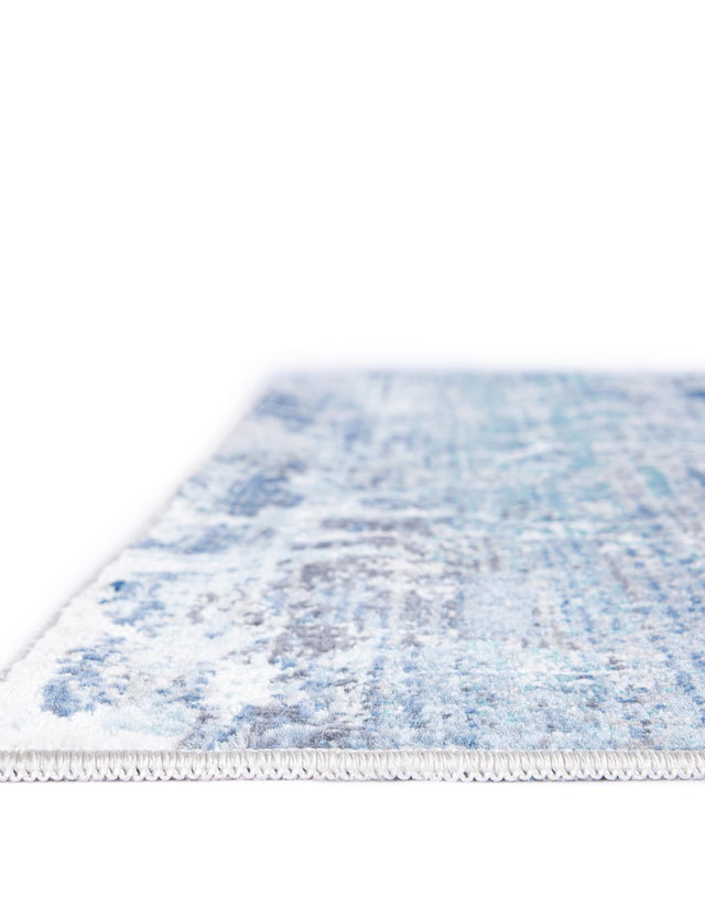 Blue 8' x 9' 10 Budapest Rectangle Area Rug 70% Polypropylene & 30% Polyester With Cotton Backing Traditional Classical Room Carpet for Sale at Rug Engine