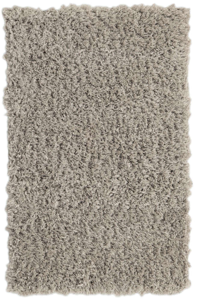 Ash 3' 3 x 5' 3 Infinity Shag Rectangle Area Rug Thick Soft Touch Fluffy & Plush Shaggy Pile 100% Polypropylene With Jute Backing Solid Color Minimalist Carpet for Sale at Rug Engine