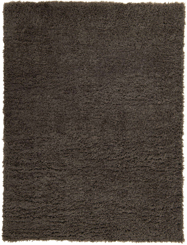 Smoke 8' x 10' Infinity Shag Rectangle Area Rug Thick Soft Touch Fluffy & Plush Shaggy Pile 100% Polypropylene With Jute Backing Solid Color Minimalist Carpet for Sale at Rug Engine