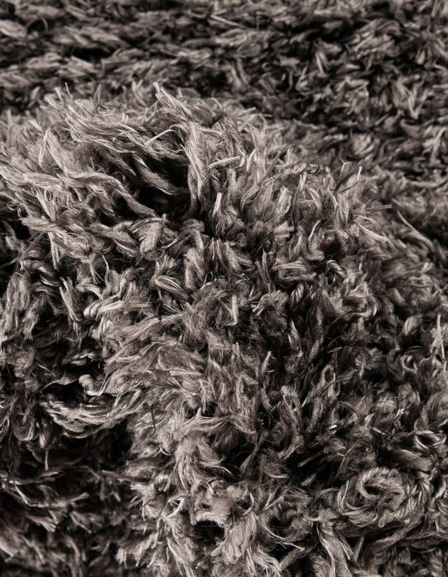 Smoke 8' x 10' Infinity Shag Rectangle Area Rug Thick Soft Touch Fluffy & Plush Shaggy Pile 100% Polypropylene With Jute Backing Solid Color Minimalist Carpet for Sale at Rug Engine