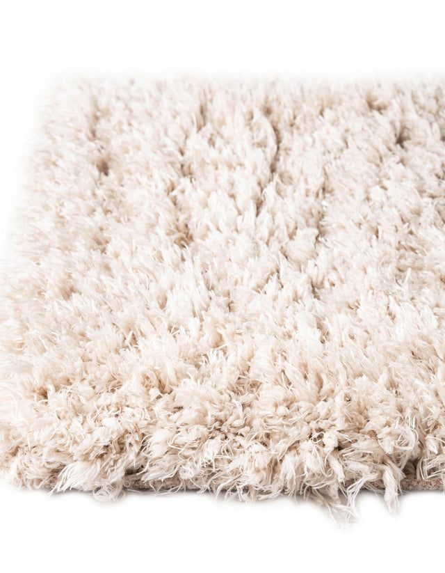 Linen 7' 1 x 10' Infinity Shag Rectangle Area Rug Thick Soft Touch Fluffy & Plush Shaggy Pile 100% Polypropylene With Jute Backing Solid Color Minimalist Carpet for Sale at Rug Engine